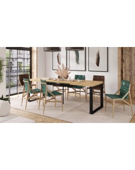 AVARI Artisan eiken - LOFT TAFEL VOOR WOONKAMER/EETKAMER UITKLAPBAAR TOT 290 cm!