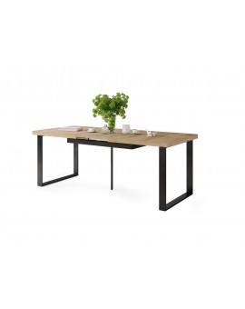 AVELLA Gouden Eik Craft - LOFT TAFEL VOOR WOONKAMER/EETKAMER UITKLAPBAAR TOT 3,1 m!