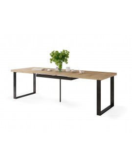 AVELLA Gouden Eik Craft - LOFT TAFEL VOOR WOONKAMER/EETKAMER UITKLAPBAAR TOT 3,1 m!