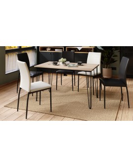 HAIRPIN eiken sonoma, loft tafel voor keuken, eetkamer en woonkamer