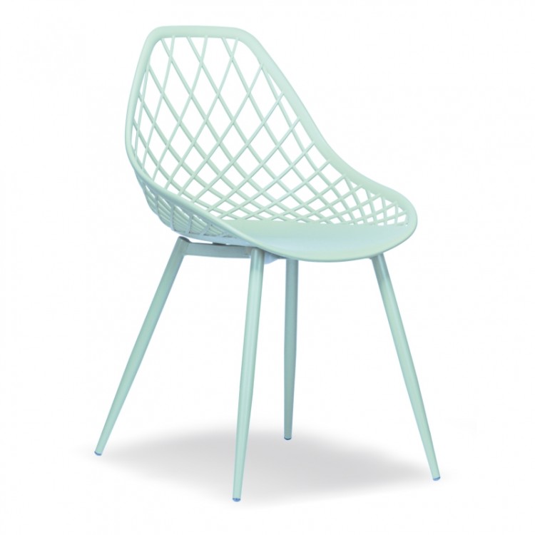 LUGO stoel mint - modern, opengewerkt, voor de keuken / tuin / café LUGO stoel mint - modern, opengewerkt, voor de keuken / tuin / café