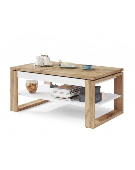 NUO votan eiken / wit, salontafel
