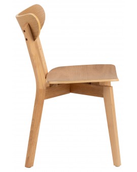 ROXY Natuurlijk eiken - HOUTEN STOEL VOOR WOONKAMER, EETKAMER, KEUKEN, RETRO
