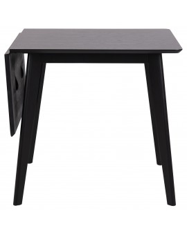 ROXY Zwart - OPKLAPBARE TAFEL VOOR KEUKEN/EETKAMER RETRO