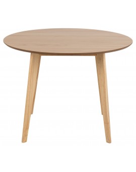 ROXY Prírodný dub 105 cm - OKRÚHLY DREVENÝ STÔL DO KUCHYNE/JEDÁLNE RETRO