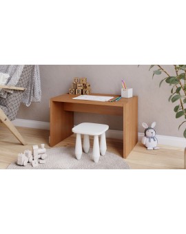 HUGO Elzenhout - BIJZETTAFEL 2in1 OP WIELEN/POTEN - MOBIELE BIJZETTAFEL VOOR WOONKAMER/SLAAPKAMER/KINDERKAMER