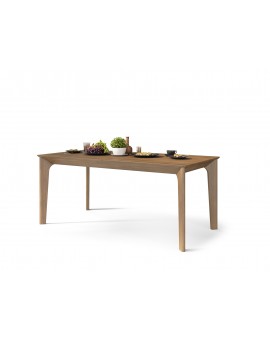 BARI Walnoot Eik (Caramel) 180x90 cm (+2 inzetstukken 45 cm) - HOUTEN TAFEL IN JAPANDI STIJL, UITKLAPBARE TAFEL TOT 270 cm!