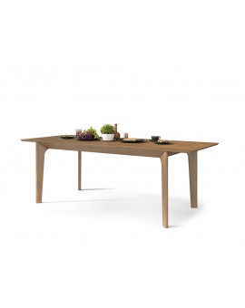BARI Walnoot Eik (Caramel) 180x90 cm (+2 inzetstukken 45 cm) - HOUTEN TAFEL IN JAPANDI STIJL, UITKLAPBARE TAFEL TOT 270 cm!