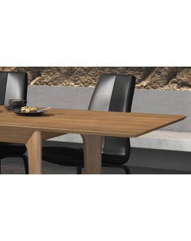 BARI Walnoot Eik (Caramel) 180x90 cm (+2 inzetstukken 45 cm) - HOUTEN TAFEL IN JAPANDI STIJL, UITKLAPBARE TAFEL TOT 270 cm!